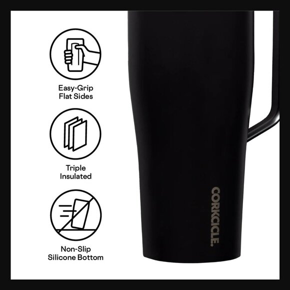 NWT Golf Corkcicle 30oz Cold Tumbler Cup with Handle - Picture 11 of 13